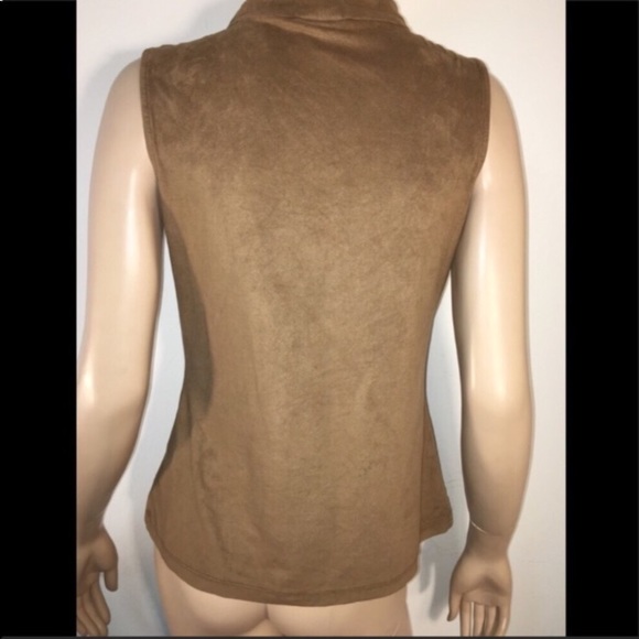 Worthington cowl neck blouse brown medium - Picture 3 of 7